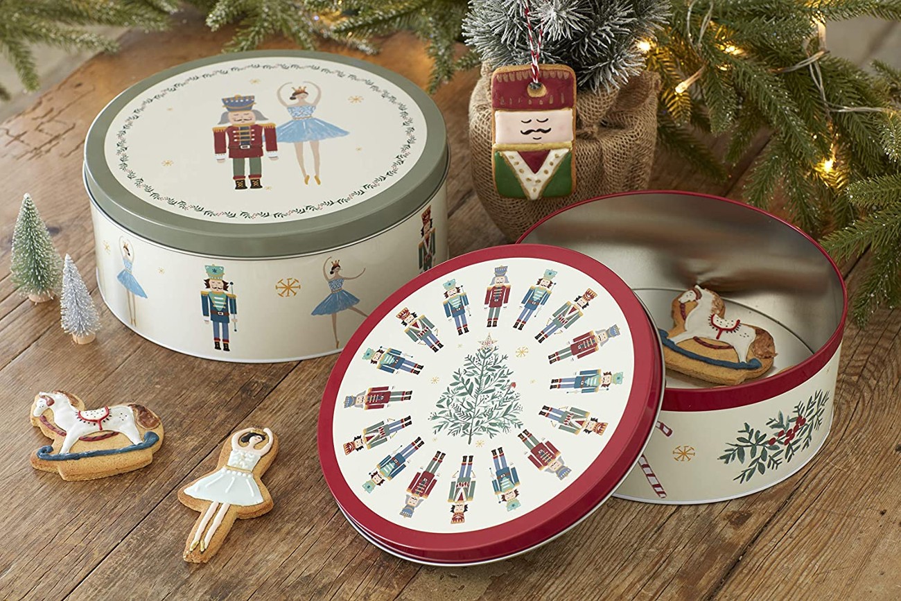 The Nutcracker Collection Cake Storage Tin Medium