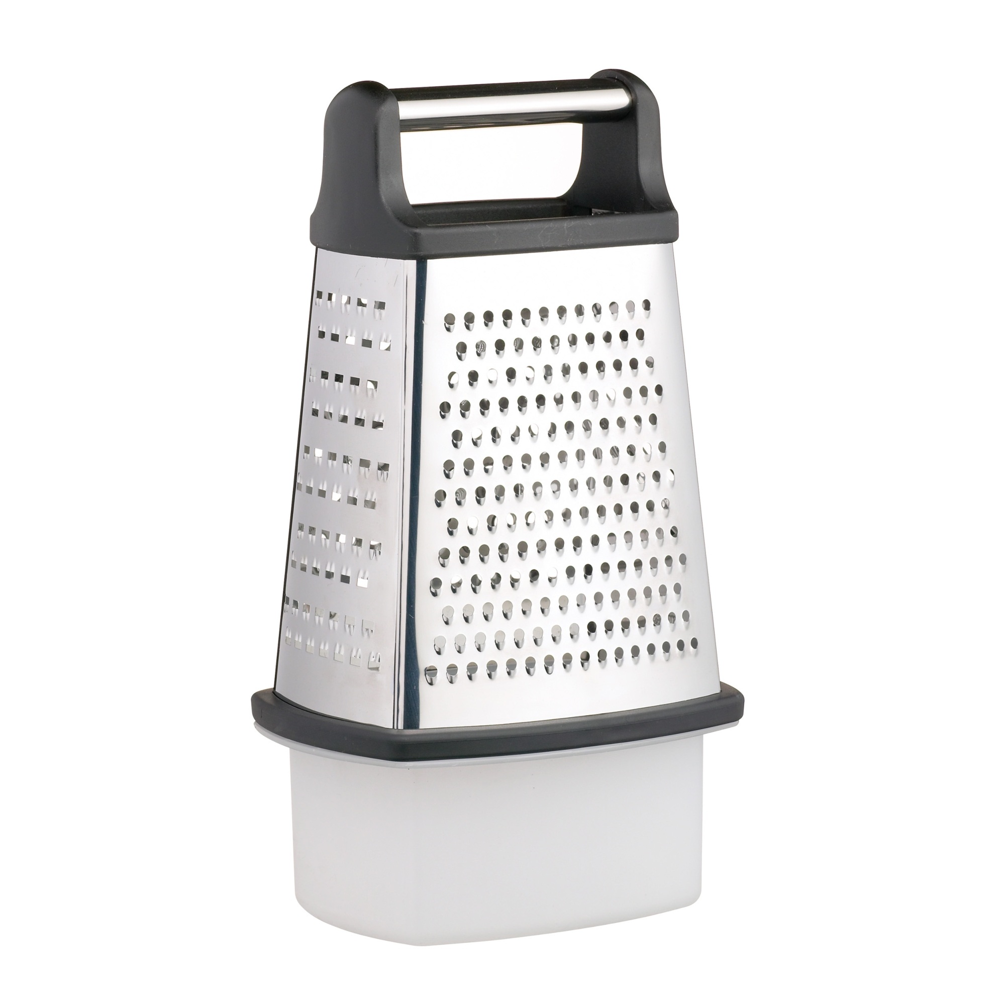 MasterClass Stainless Steel 4 Sided Box Grater With Collecting Box