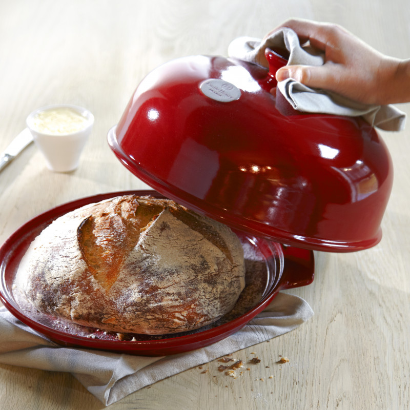 Emile Henry Bread Cloche Red