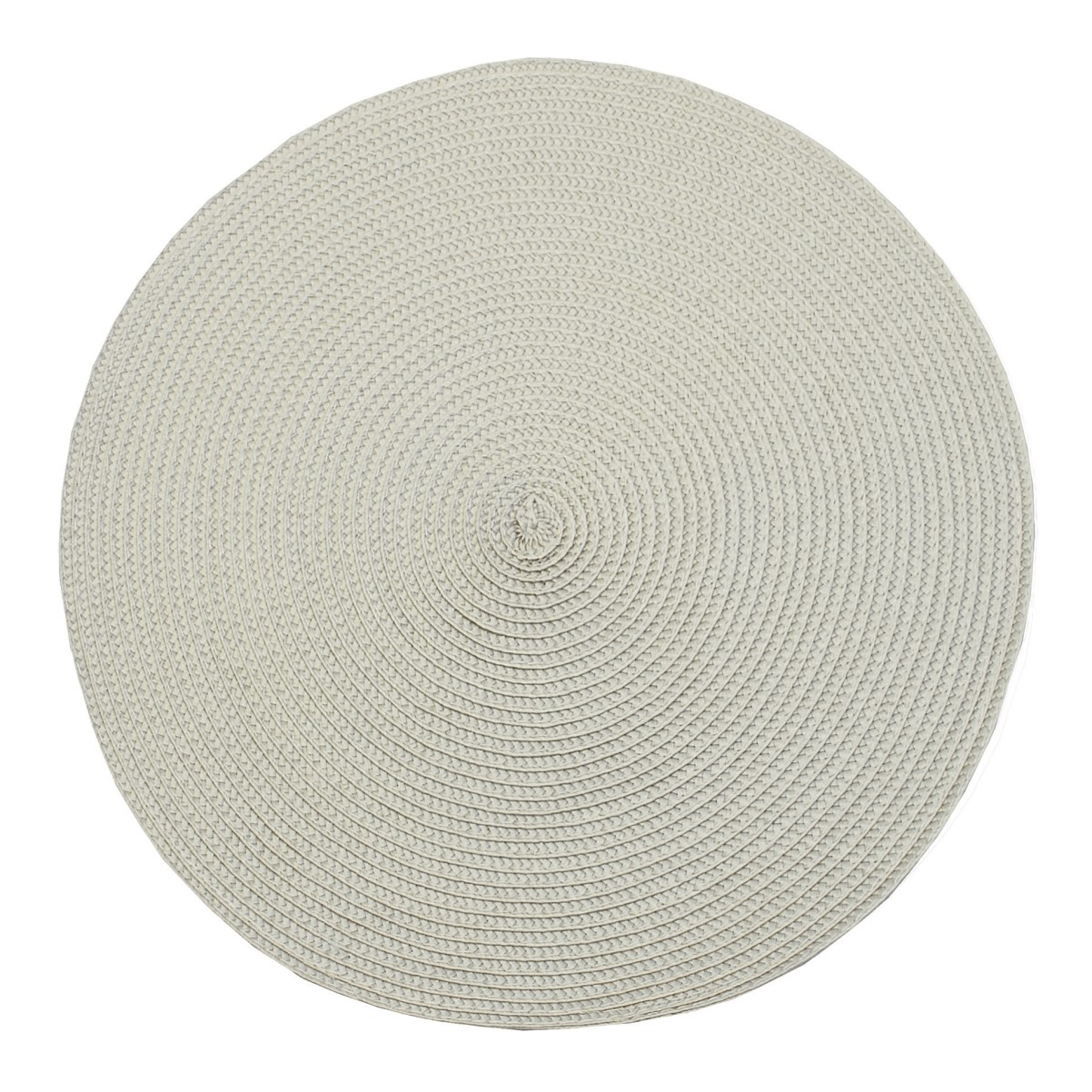 Walton & Co Circular Ribbed Placemat Linen