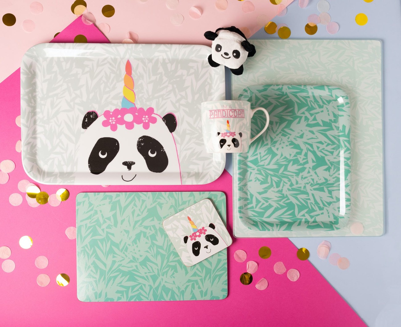 Creative Tops OTT Pandicorn Pack Of 4 Placemats