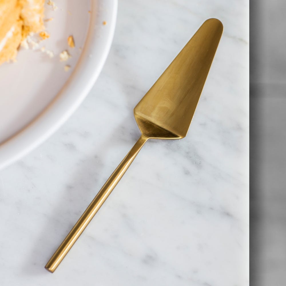 Brompton Brass Cake Slice & Server