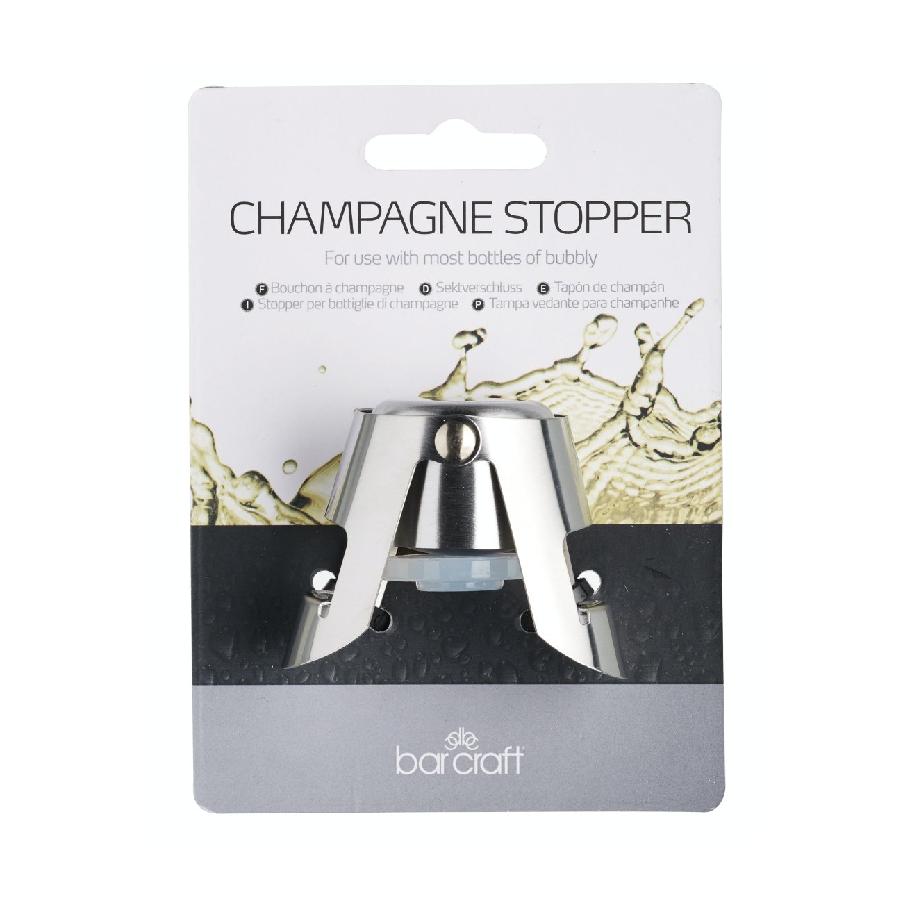 BarCraft Champagne & Sparkling Wine Stopper
