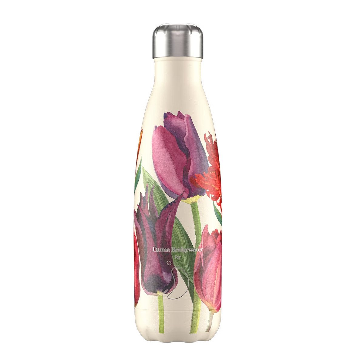 Chilly's 500ml Water Bottle Emma Bridgewater Tulips