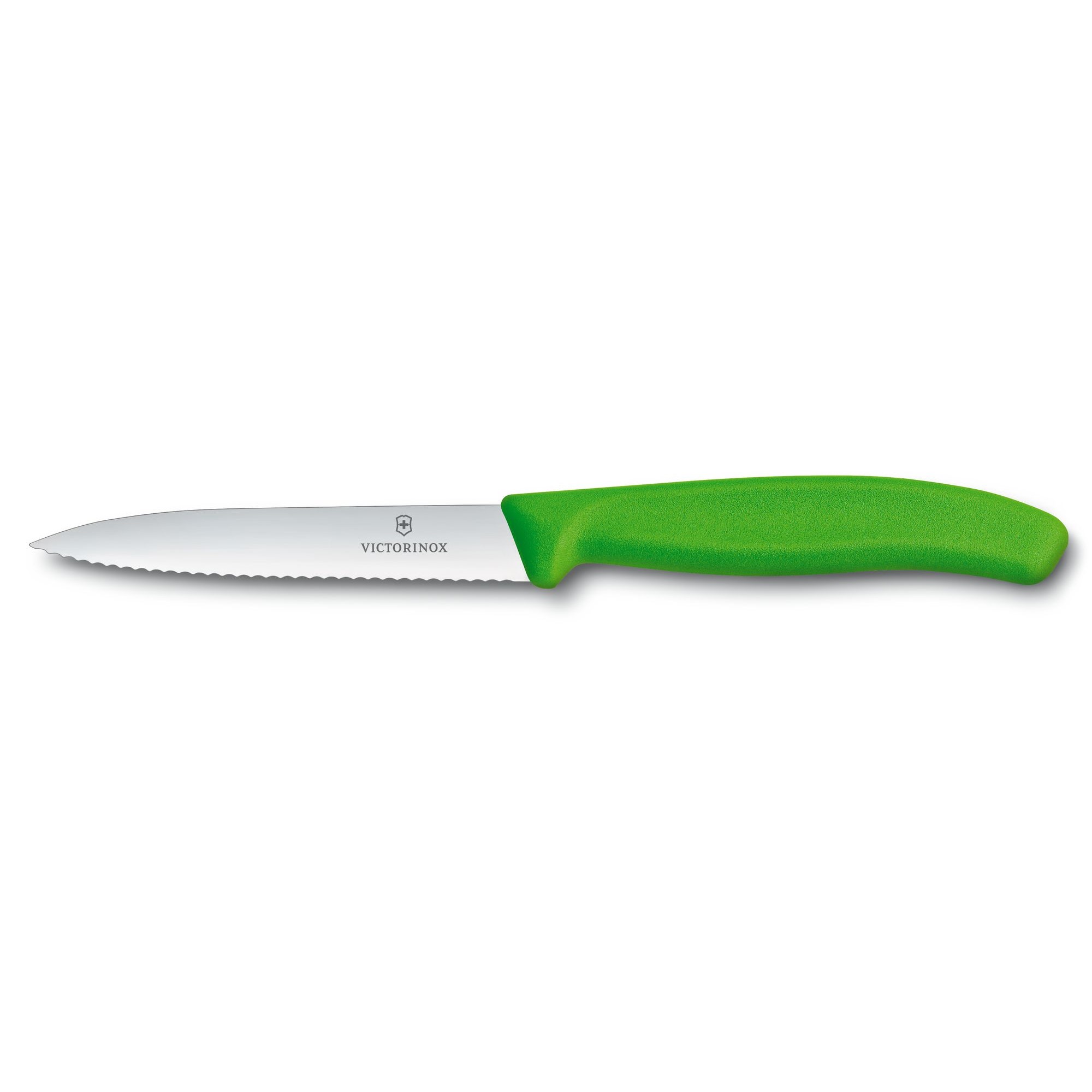 Victorinox Swiss Classic Paring Knife Serrated 4 Inch Green