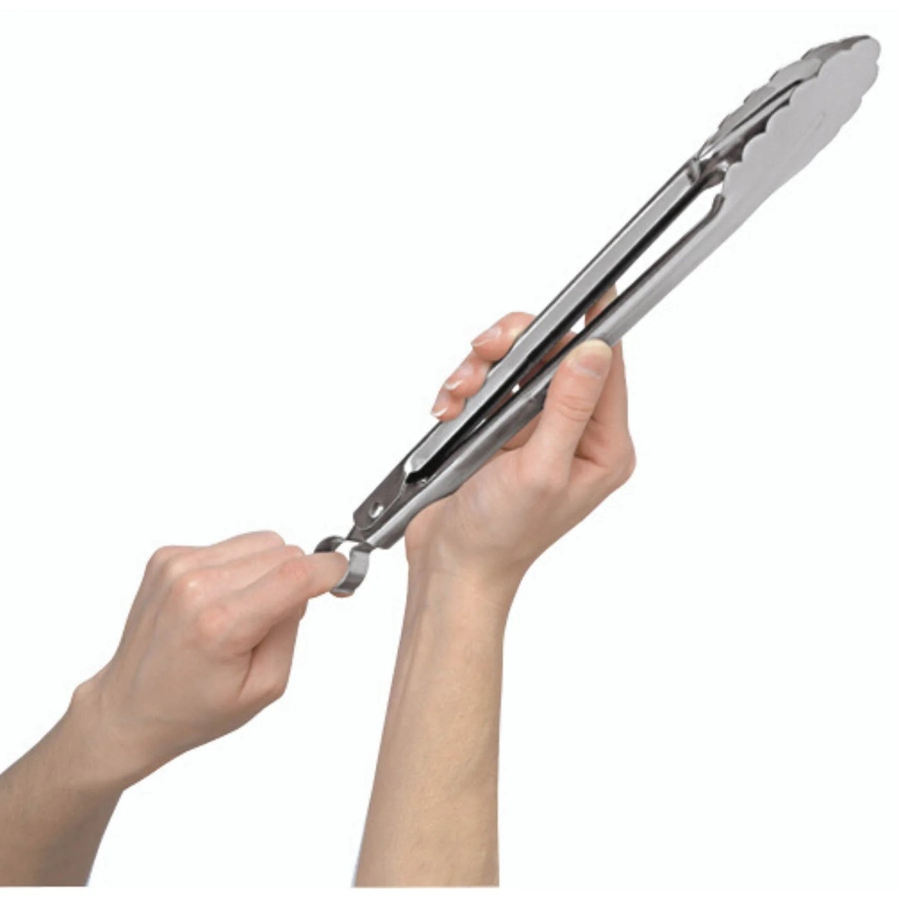Cuisipro Stainless Steel Locking Tongs 40cm