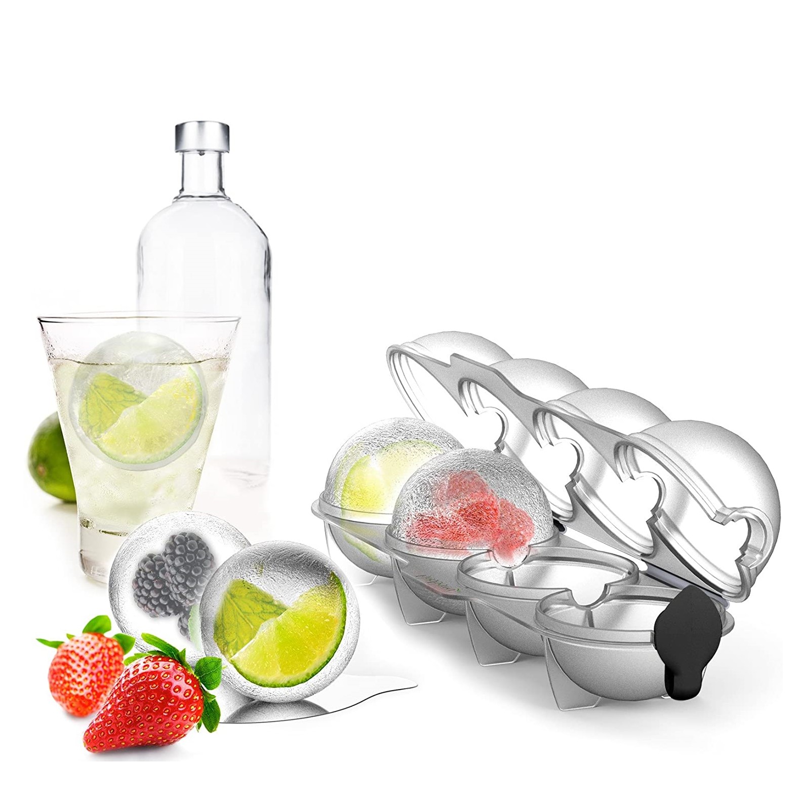 Prepara Easy Fill Ice Balls Ice Tray