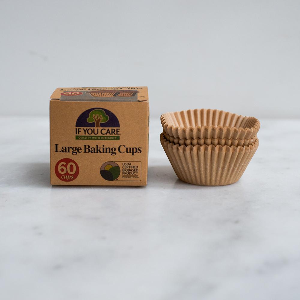 IF YOU CARE 60 Unbleached ChlorineFree Large Baking Cups