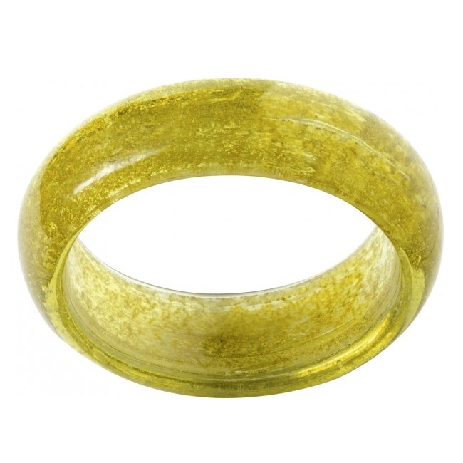 Glass Napkin Ring Gold