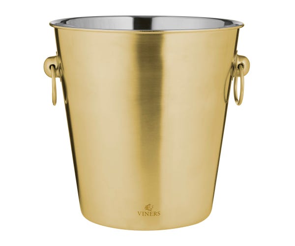 Viners Barware 4L Gold Champagne Bucket