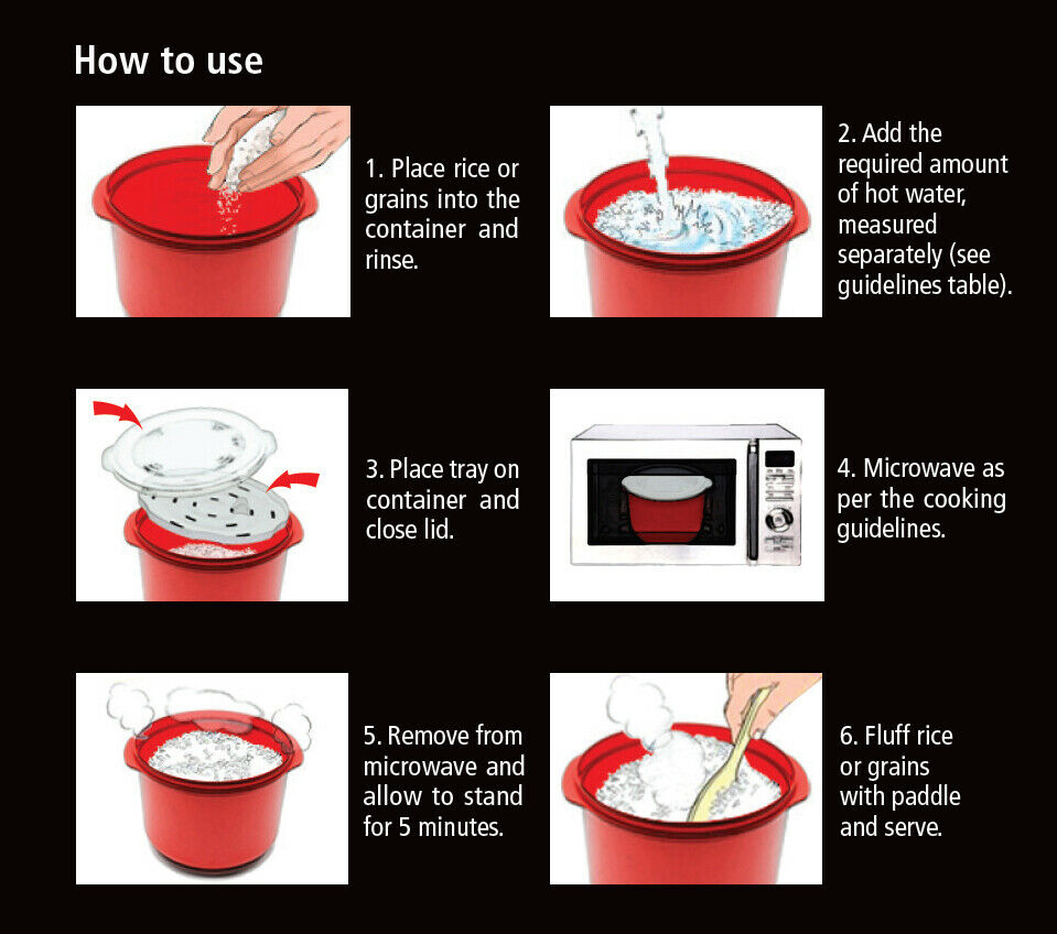 Microwave Rice Cooker 2.8L