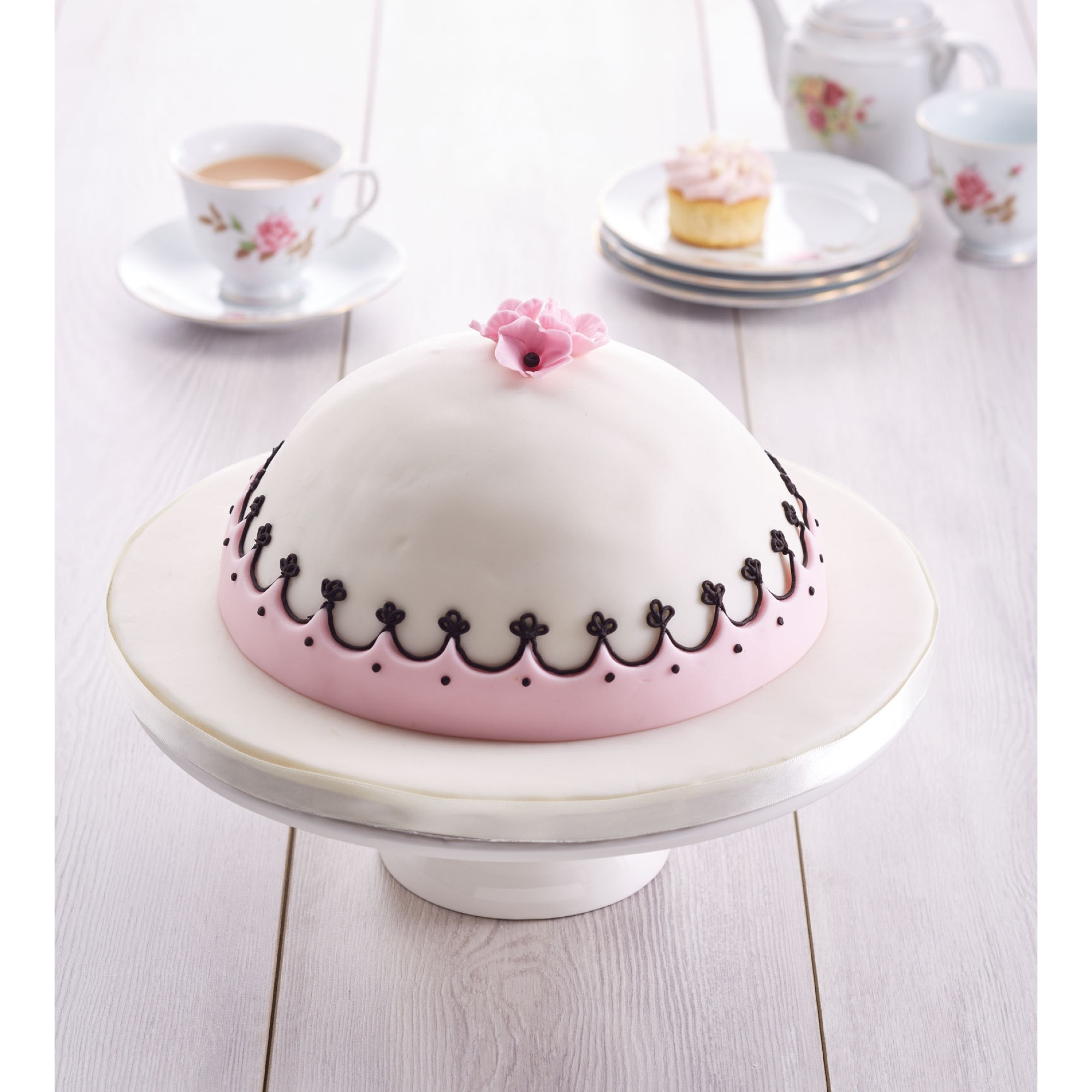 MasterClass Silver Anodised 20cm Hemisphere Cake Pan