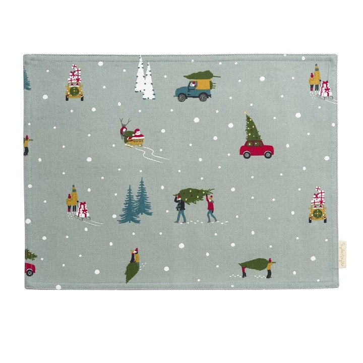Sophie Allport Home For Christmas Fabric Placemat