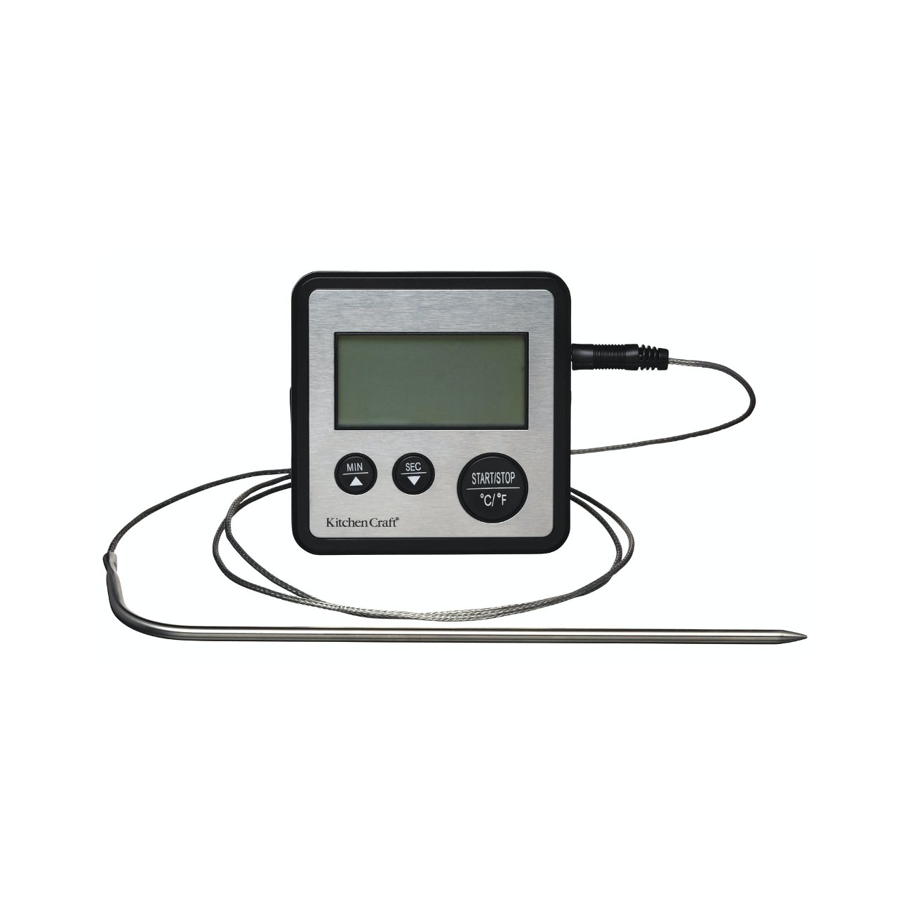 KitchenCraft Digital Cooking Thermometer & Timer