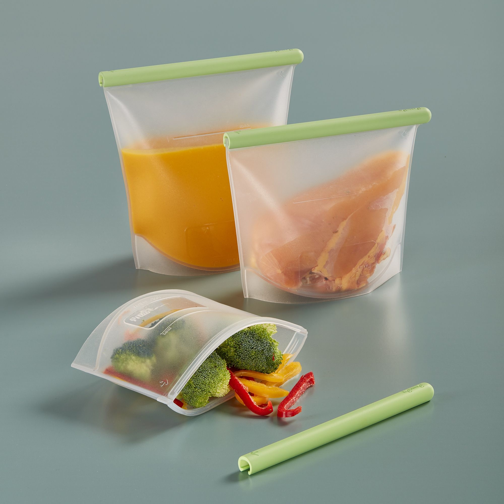 Lekue Kit 3 Reusable Silicone Bags