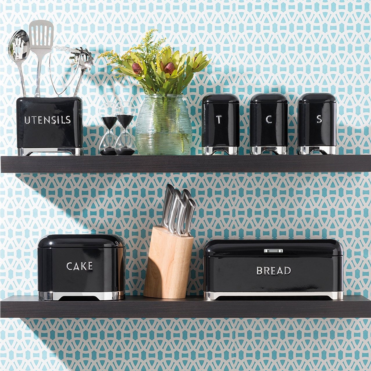 Lovello Black Bread Bin