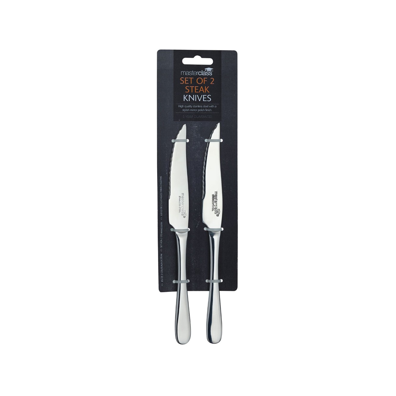 MasterClass Set of 2 Steak Knives
