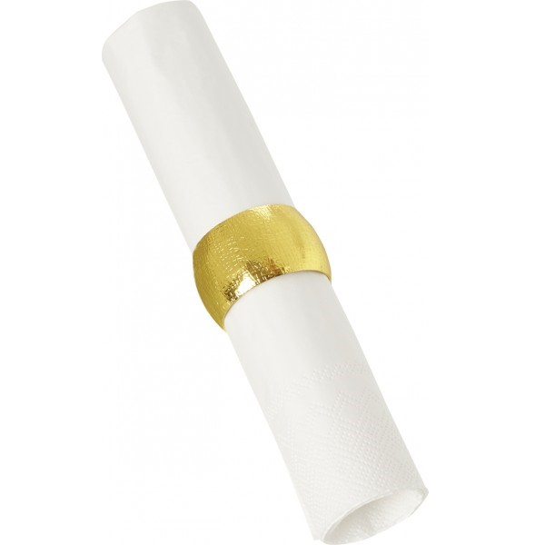 Napkin Ring Gold Textured