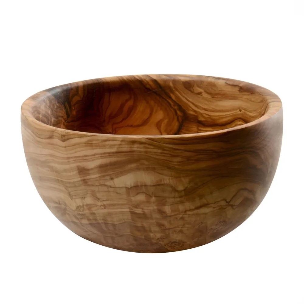 Olive Wood Salad Bowl 25cm