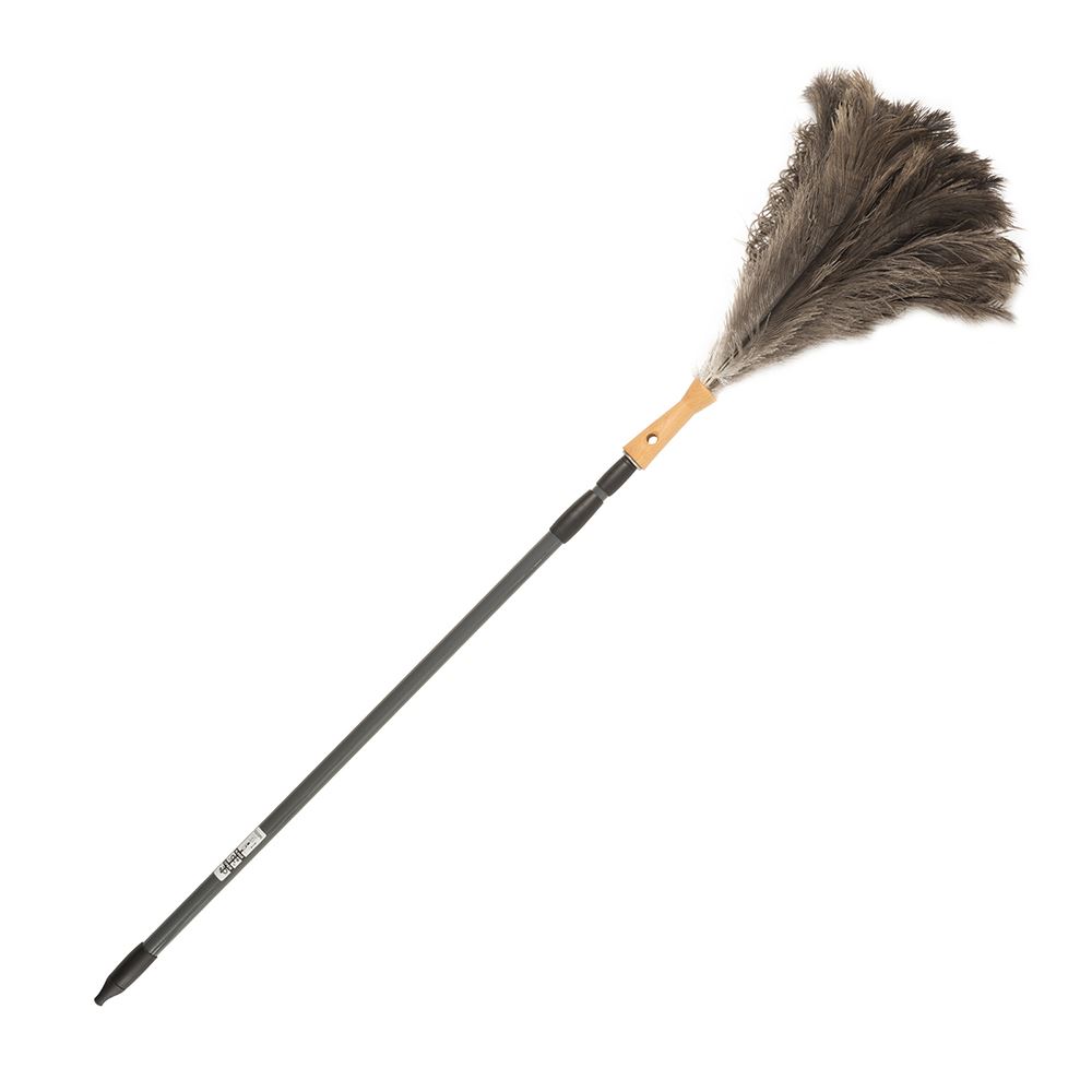 Ostrich Feather Duster, Extendable 1.5 to 2m