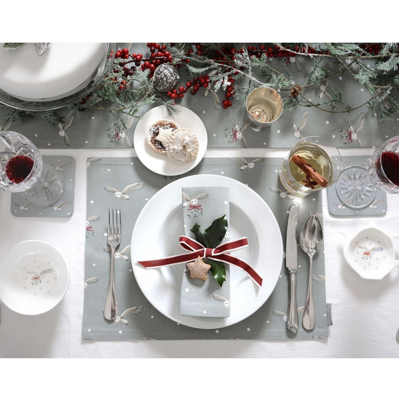 Sophie Allport Night Owl Fabric Placemat