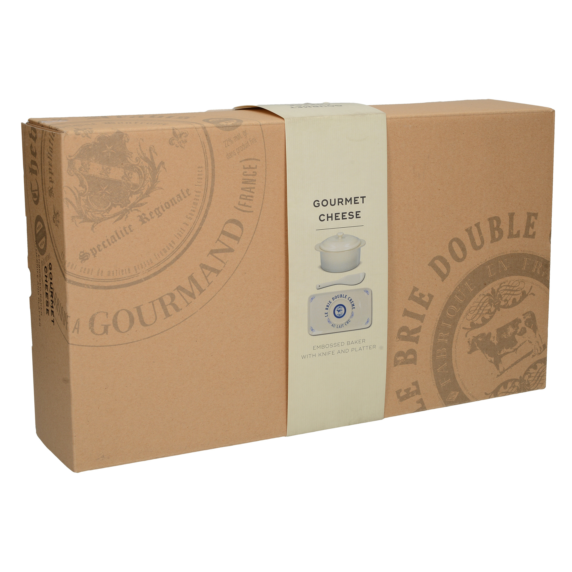 Creative Tops Gourmet Cheese Platter And Baker Set