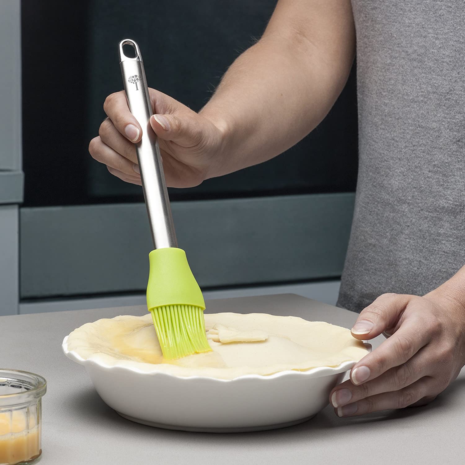 Zeal Silicone Pastry & Basting Brush Steel Handle