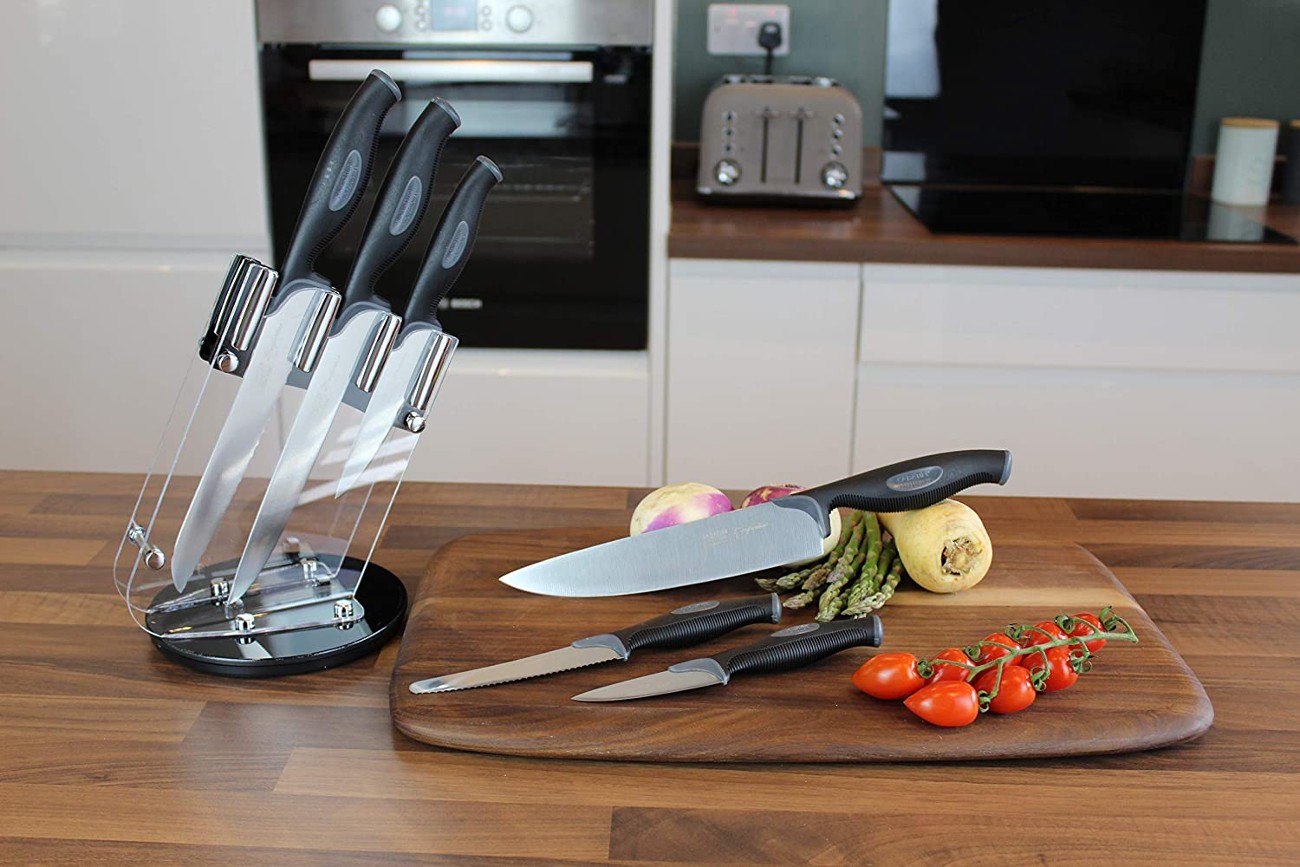 Sabatier L'Expertise 6pc Revolving Knife Block