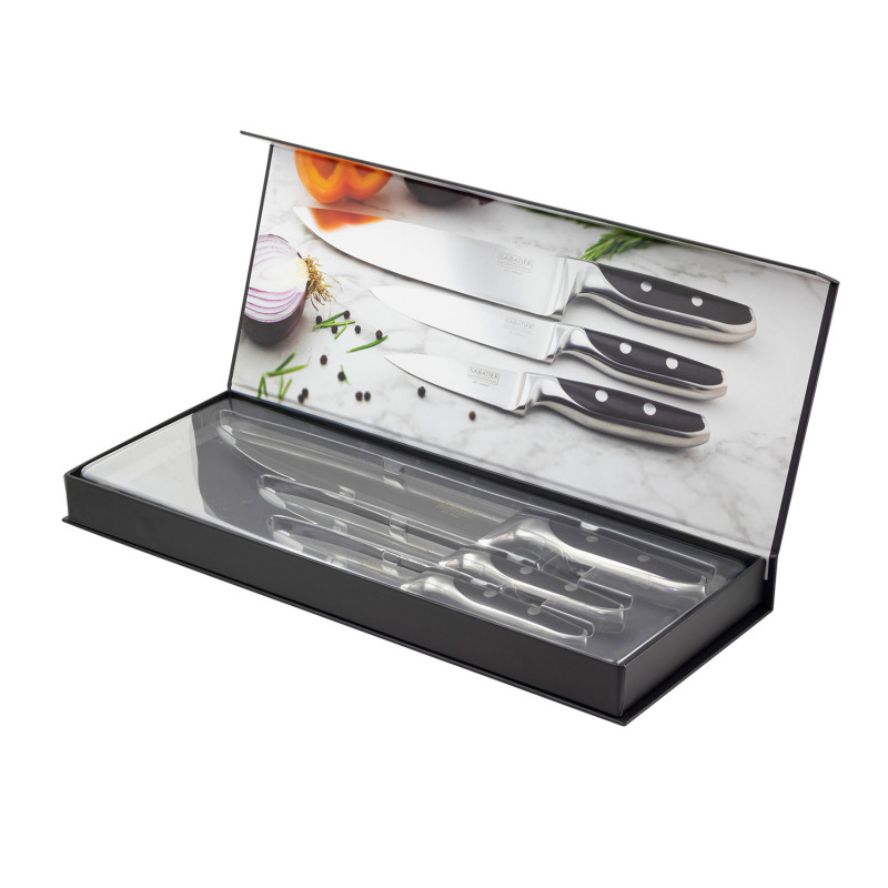 Sabatier Professional 116 Series 3pc Kitchen Knife Set