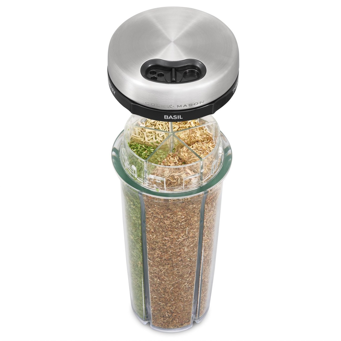 Cole & Mason Saunderton Herb Storage Shaker 20cm Filled