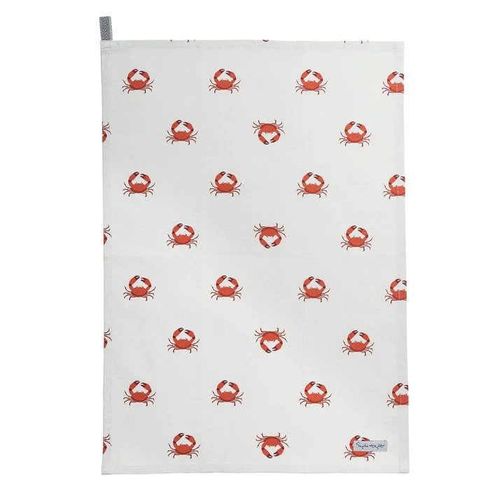 Sophie Allport Crab Tea Towel