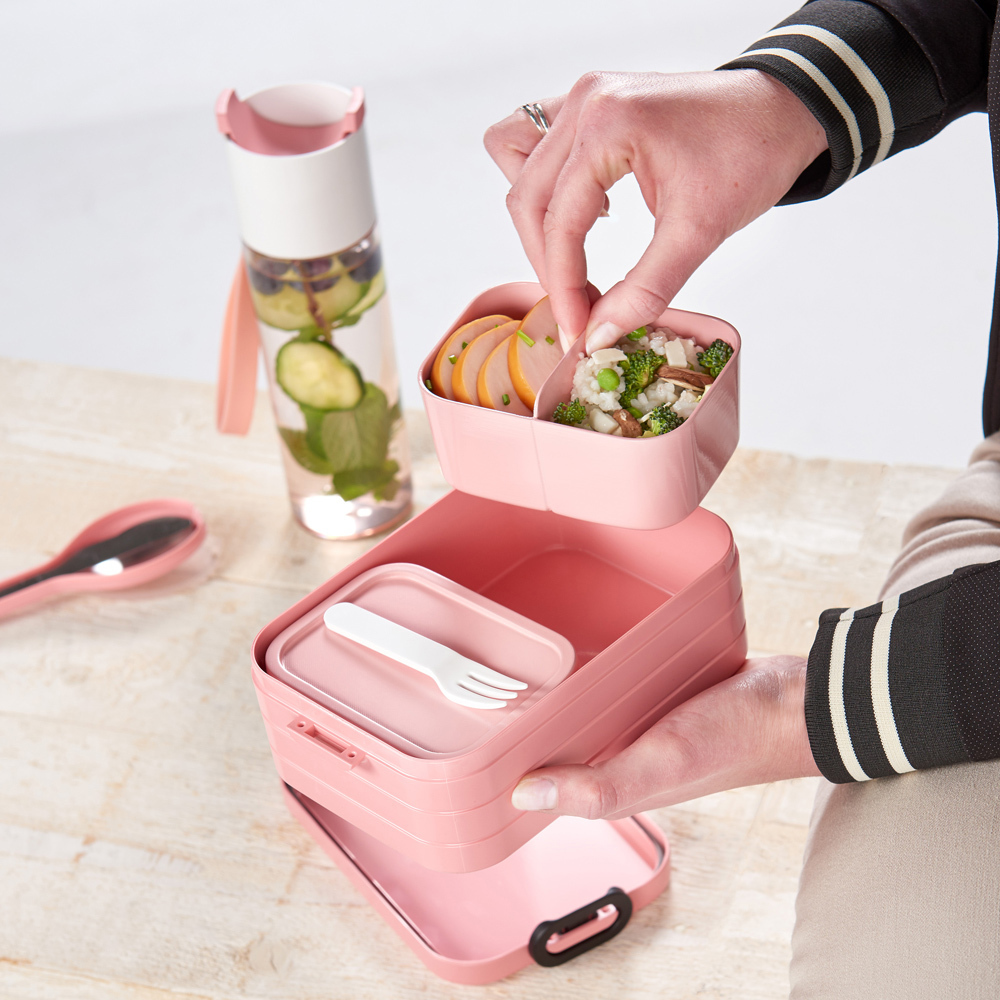 Mepal Bento Lunch Box Take A Break Midi Nordic Red