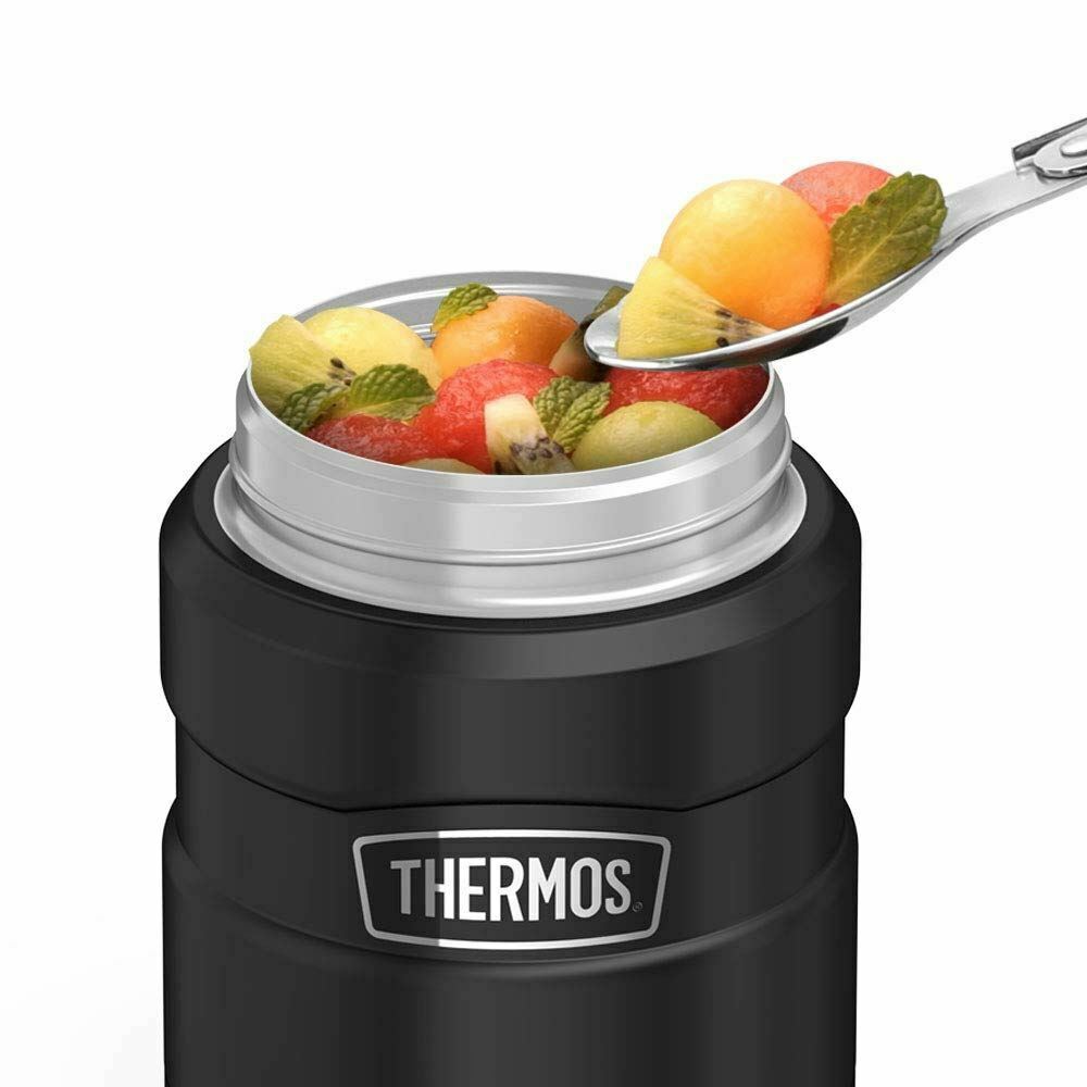 Thermos Stainless King Food Flask 0.47L Black
