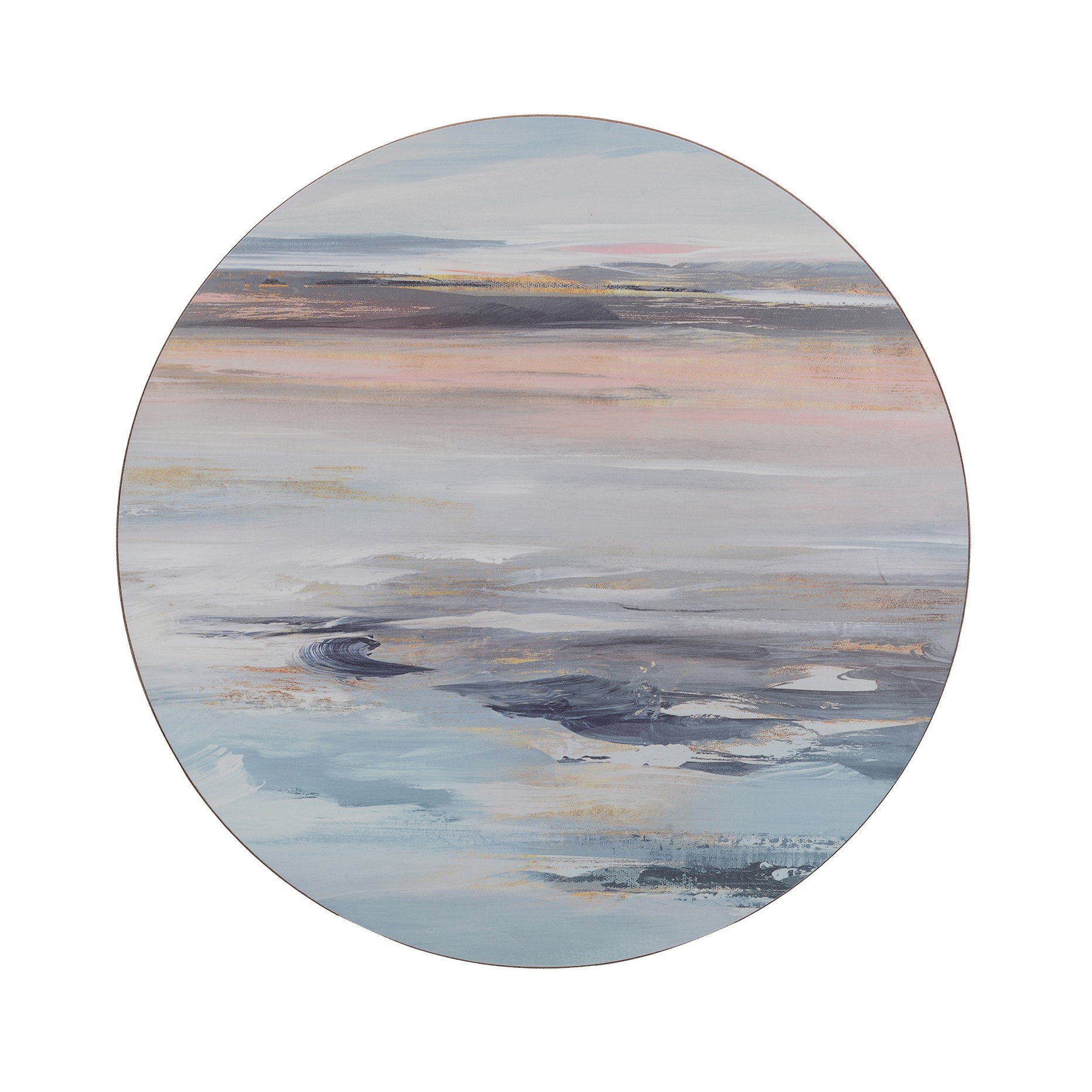 Creative Tops Tranquillity Pack Of 4 Round Placemats