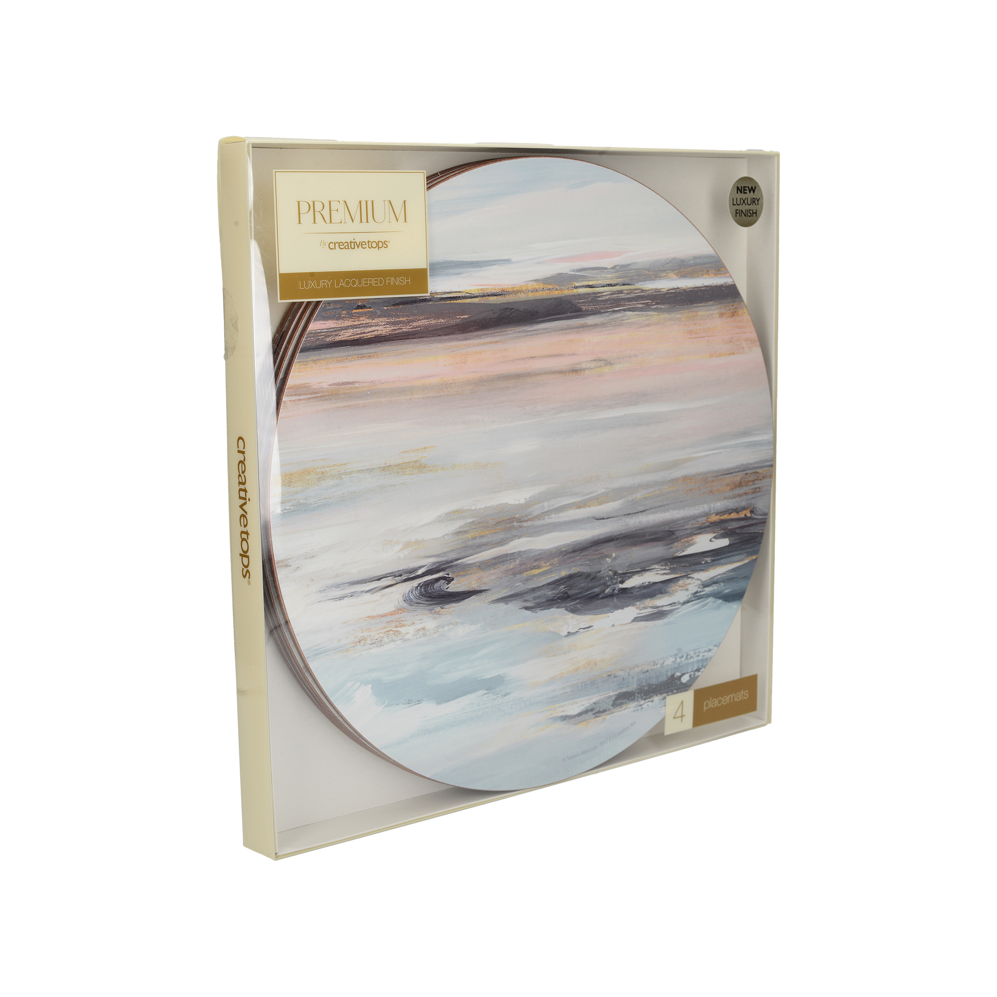 Creative Tops Tranquillity Pack Of 4 Round Placemats