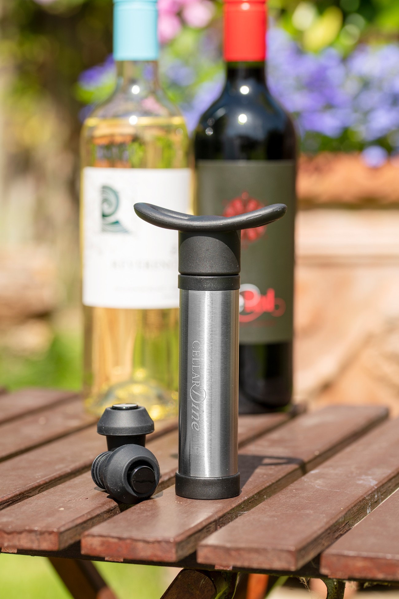 CellarDine Stainless Steel Vacuum Wine Saver
