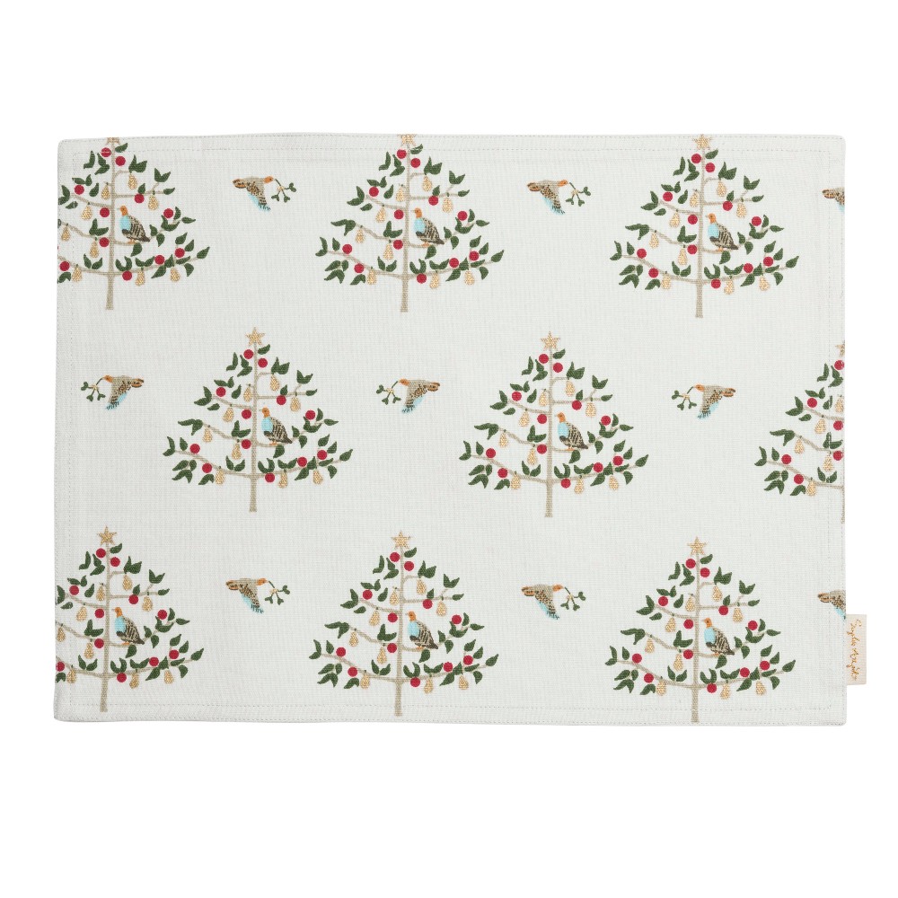 Sophie Allport Partridge Fabric Placemat