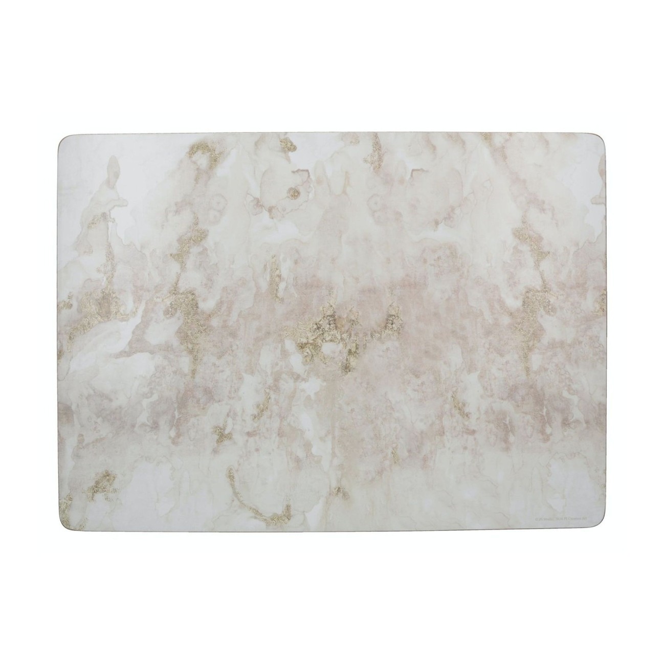 Creative Tops Grey Marble Pack Of 4 Large Premium Placemats