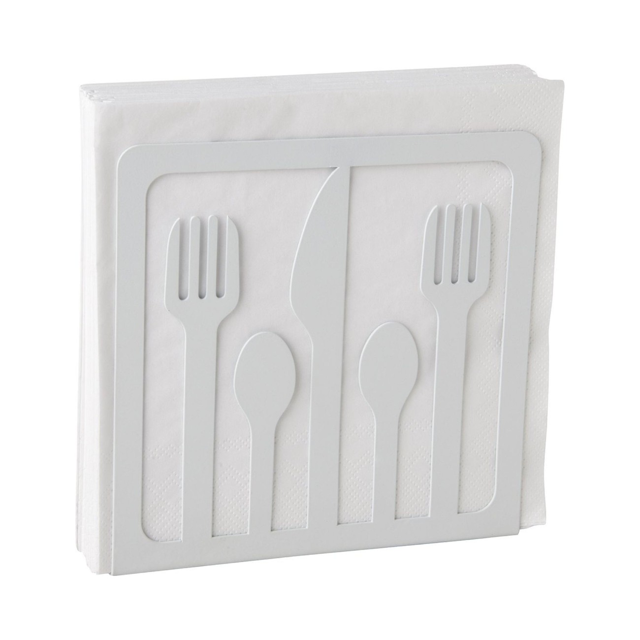 IHR Metal Napkin Holder White
