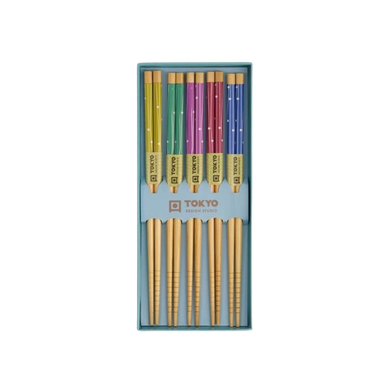 Tokyo Design Studio - Children Chopstick Giftset/5 - Lucky Cats Japan