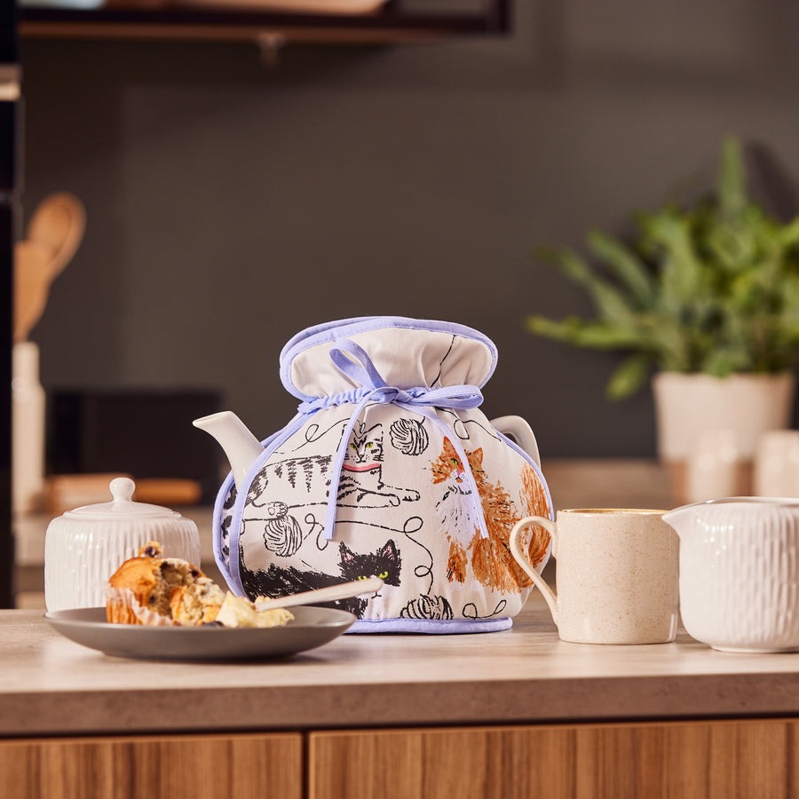 Ulster Weavers Feline Friends Grey Tea Cosy